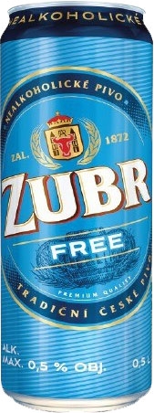 Пиво Zubr безалкогольне Nealko 0,5 л ж/б - 1