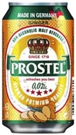 Пиво Prostel безалкогольне Radler Ginger імбирне N/A 0,33 л ж/б - 1