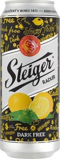 Пиво Steiger безалкогольне темне N/A Radler Lemon 0,5 л ж/б - 1