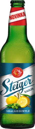 Пиво Steiger безалкогольне світле N/A Radler Lemon лимон 0,5 л скло - 1