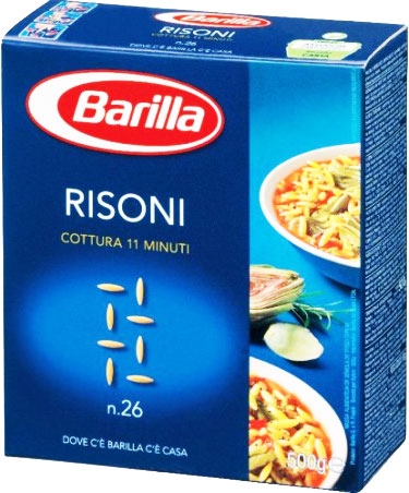 Макрони Barilla n. 026 Рис Risoni 500 г - 2