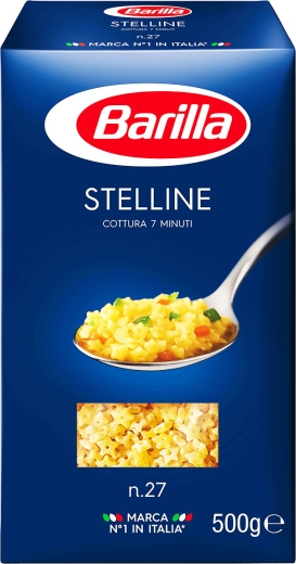Макарони Barilla n. 027 Зірочки Stelline 500 г - 1