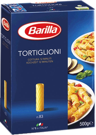 Макарони Barilla n. 083 Труби Tortiglioni 500 г - 2