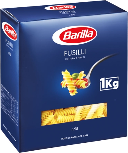 Макарони Barilla n.098 Fusilli Спіралі 1 кг - 1