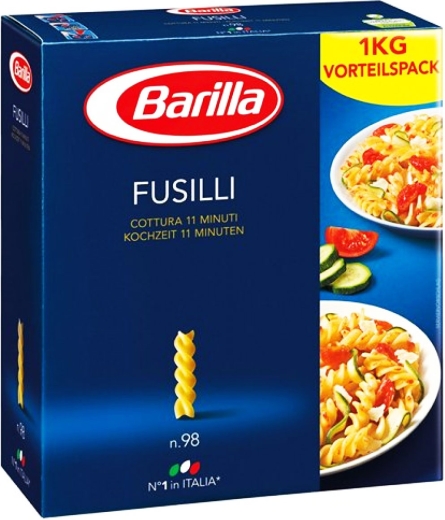Макарони Barilla n.098 Fusilli Спіралі 1 кг - 2