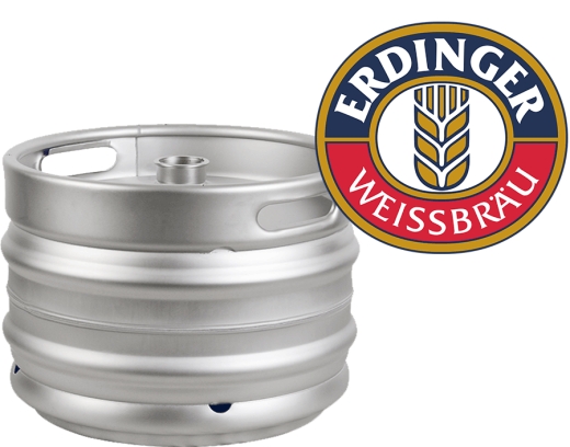 Пиво Erdinger розливне світле пшеничне Weissbier Dunkel кег 20 л - 1