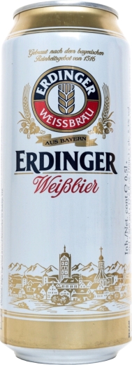 Пиво Erdinger Weissbier світле пшеничне 0,5 л ж / б - 1