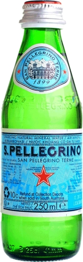 San Pellegrino вода мінеральна сильногазована 0,25 л скло - 1
