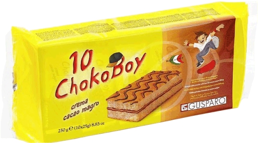 Тістечко Choko Boy низькокалорійний какао-крем 10 шт - 1