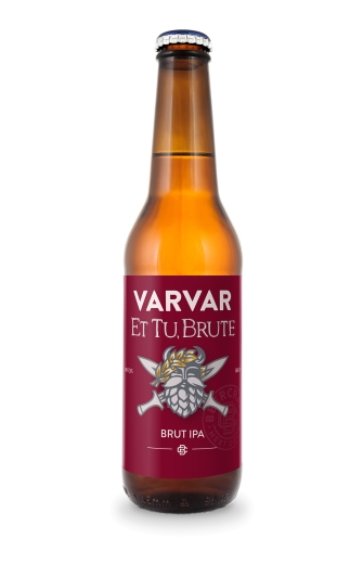 Пиво Varvar живое брют Brut IPA 0,33 л стекло - 1