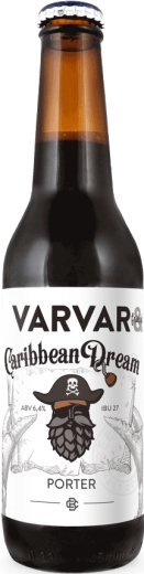 Пиво Varvar живе темне Caribbean Dream Flavoured Porter 0,33 л скло - 1