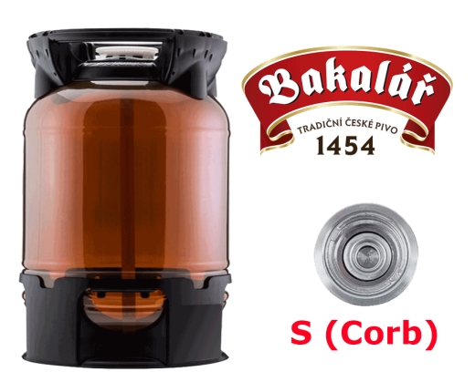 Пиво Bakalar розливне напівтемне Semi Dark Beer Бакалар 4,2% петайнер кег 30 л - 1