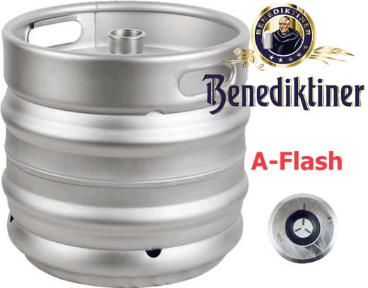 Пиво Benediktiner Weissbier Разливное светлое пшеничное Верховое брожение Бенедиктинер 5,4 % кег 30 л - 2