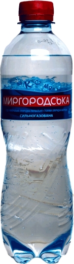 Вода Миргородська мінеральна газована 0,5 л ПЕТ - 1
