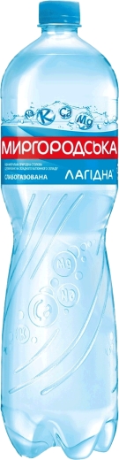 Вода Миргородська Лагідна мінеральна слабогазована 1,5 л ПЕТ - 1