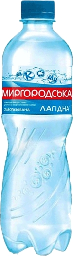 Вода Миргородська Лагідна мінеральна слабогазована 0,5 л ПЕТ - 1