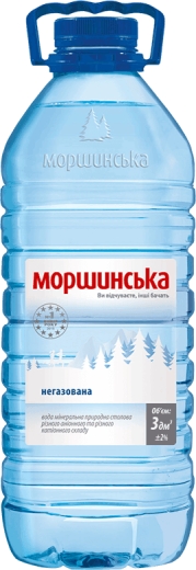 Вода Моршинська столова негазована 3,0 л ПЕТ - 1