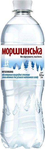 Вода Моршинская минеральная негазированная 0,5 л ПЭТ - 1