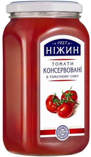 Томати Консервовані в томатному соусі Ніжин 920 г - 1