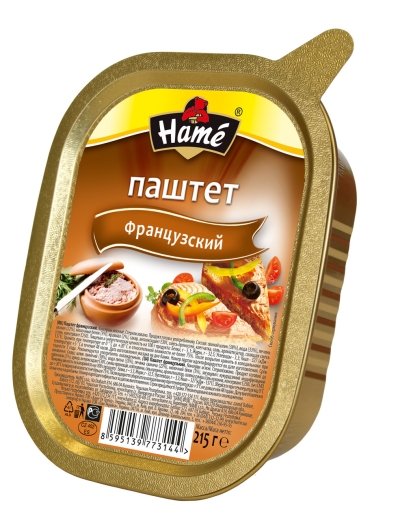Паштет Hame Французький 215 г - 1 Паштет Hame Французький 215 г - 1