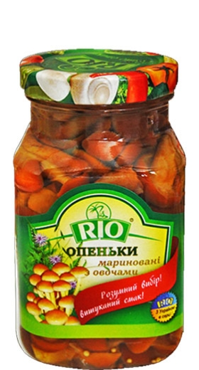 Опеньки RIO мариновані з овочами 250 г скло - 1