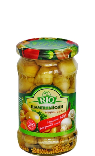 Печериці RIO мариновані 280 г скло - 2
