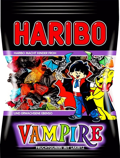 Цукерки Haribo Вампіри Vampire жувальні 200 г - 1