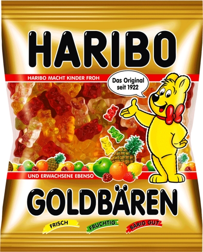 Цукерки Haribo Ведмеді Gold Baren жувальні 45 г - 1