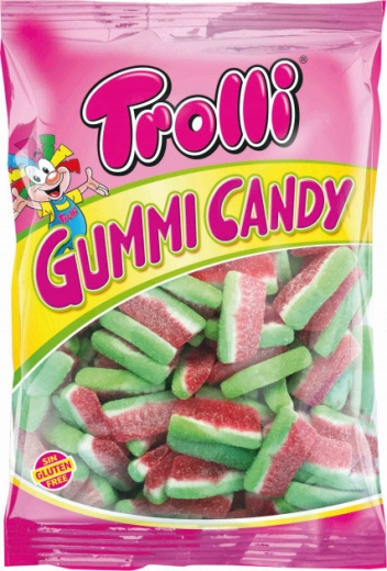 Цукерки Trolli Кавун жувальні 100 г - 1