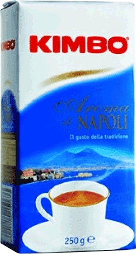 Кава Мелена KIMBO NAPOLI AROMA синя Arabica+Robusta 250 г - 1