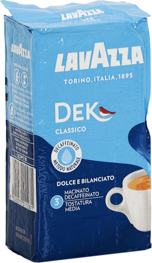 Кофе Молотый LAVAZZA DEK Classico синяя Arabica+Robusta 250 г - 1