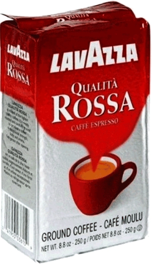 Кава Мелена LAVAZZA ROSSA Arabica+Robusta 250 г - 1