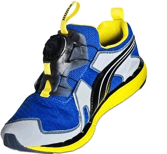 Кроссовки Puma 357371 11 Future Disc унисекс размер 37 (US 4.5) весна-лето синие/жёлтые/серые текстиль/резина - 1