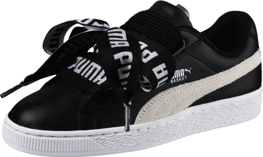 Кросівки Puma 364082-01 Basket жіночі розмір 37 (US 6) весна-літо чорні/білі шкіра/текстиль - 1