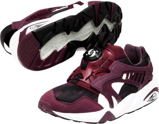 Кросівки Puma 358964-01 Wns Disc Blaze Print жіночі розмір 36 (US 5) весна-літо чорні/фіолетові/білі шкіра/синтетика - 2
