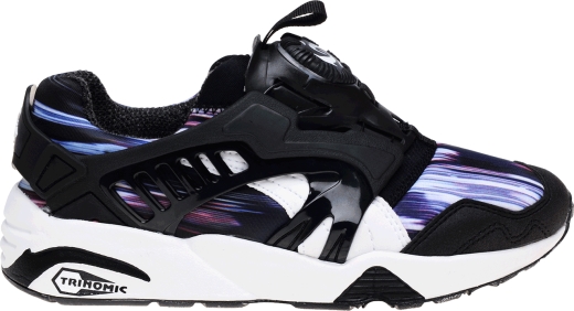 Кросівки Puma 358964-03 Wns Disc Blaze Print жіночі розмір 39 (US 8) весна-літо чорні/сині/білі шкіра/синтетика - 1