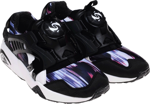 Кросівки Puma 358964-03 Wns Disc Blaze Print жіночі розмір 39 (US 8) весна-літо чорні/сині/білі шкіра/синтетика - 3