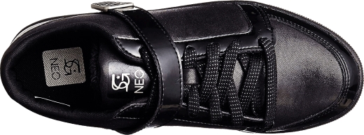 Кроссовки Adidas F76146 Neo Baseline Hook Lo SG женские размер 40 (US 8.5) весна-лето чёрные/серые экокожа/текстиль/резина - 4