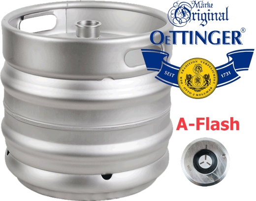 Пиво разливное светлое пшеничное Oettinger mr.Beer Weiss Оттингер 4,9% кег 30л - 2