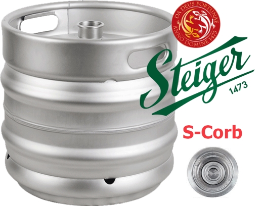 Пиво Steiger розливне світле 12% 4,9 % кег 30 л- - 1