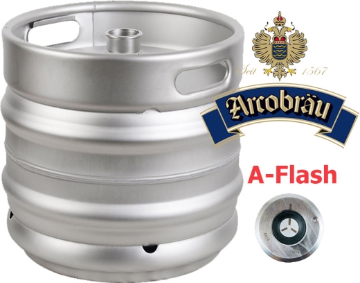 Пиво Arcobrau разливное пшеничное WeissBier Hel alc.5.7 % кег 30 л - 2