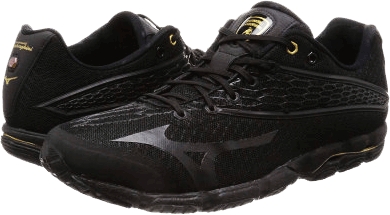 Кросівки Mizuno 44 GA166801 Wave Kuryu Lamborghini чоловічі розмір 41 (US 7.5) весна-літо чорні/сірі сітка/текстиль/гума - 2