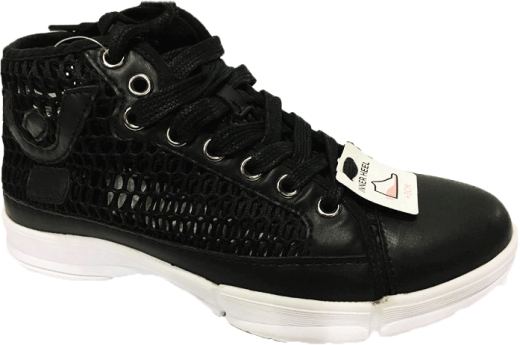 Кроссовки Freddy S6WFSL2N N женские размер 38 (US 5.5) осень-зима чёрные/белые - 1