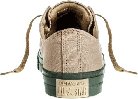 Кеди Converse 155705C Chuck Taylor All Star II Ox унісекс розмір 42 (US 8) весна-літо бежевий/зелений текстиль/гума - 3