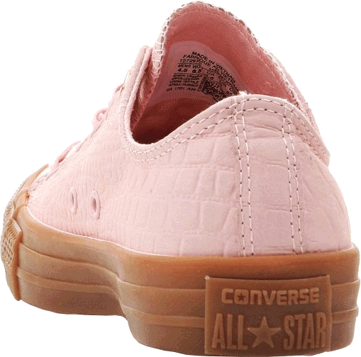 Кеди Converse 157297C CTAS Ox vapor жіночі розмір 39 (US 8) весна-літо рожевий/бежевий шкіра/текстиль/гума - 4