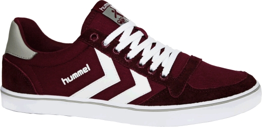 Кеди Hummel 63-943 3661-1 Slimmer Stadil Mono Low унісекс розмір 38.5 (US 6) весна-літо бордовий/білий шкіра/текстиль - 1