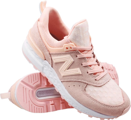 Кросівки New Balance WS574SNC 574S жіночі розмір 43 (US 10) весна-літо рожевий шкіра/текстиль - 3