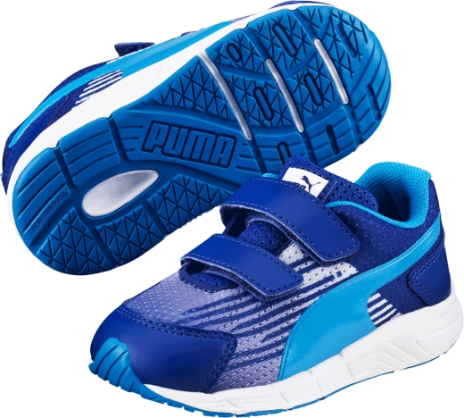 Кросівки Puma 358663 05 Kids Sequence V дитячі розмір 23 (US 7) весна-літо синій/блакитний/білий текстиль/гума - 5