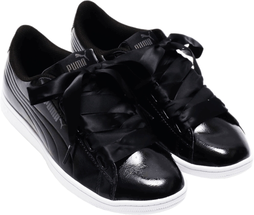 Кросівки Puma 366417 01 Wmns Vikky Ribbon P жіночі розмір 41 (US 9) весна-літо чорний/білий текстиль/синтетика - 2