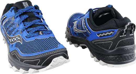 Кроссовки Saucony S20451-3 Excursion Tr12 мужские размер 42 (US 8) весна-лето синий/серый/чёрный текстиль/резина - 2